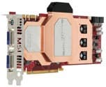3D-карта MSI GeForce GTX 285 HydroGen OC с водяным охлаждением работает на повышенных частотах